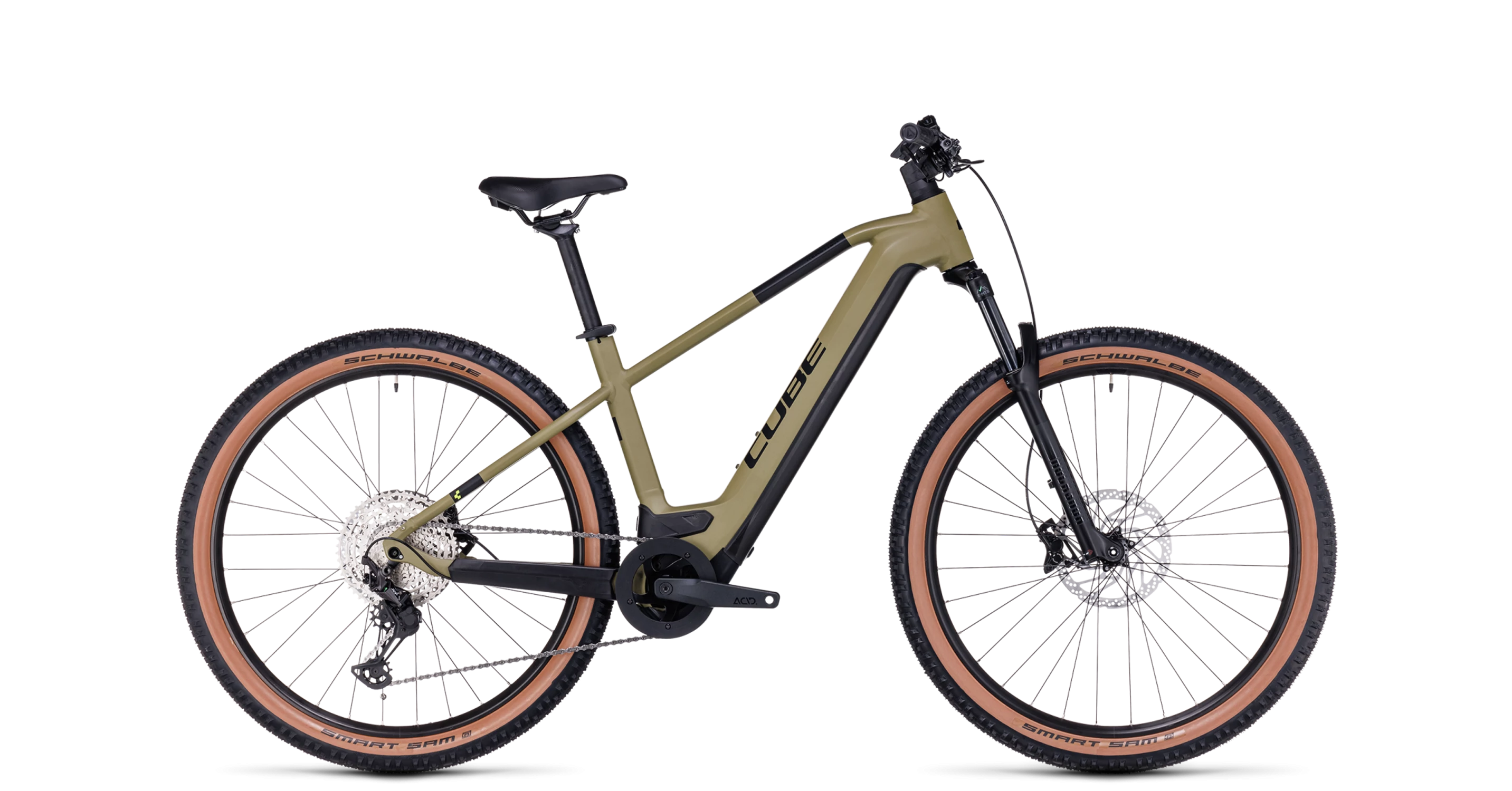 CUBE REACTION HYBRID RACE 625 Olive'n'Green 2023 MTB EBike XXL ...